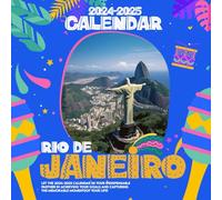 Rio de Janeiro Calendar 2024 2025: 16 Months of The Animal from Sep 2024 to Dec 2025,Square 8.5 x 8.5 Inches Gift For Organizing & Planning