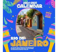 Rio de Janeiro Calendar 2024 2025: 16 Months of The Animal from Sep 2024 to Dec 2025,Square 8.5 x 8.5 Inches Gift For Organizing & Planning
