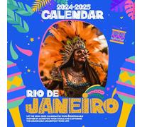 Rio de Janeiro Calendar 2024 2025: 16 Months of The Animal from Sep 2024 to Dec 2025,Square 8.5 x 8.5 Inches Gift For Organizing & Planning
