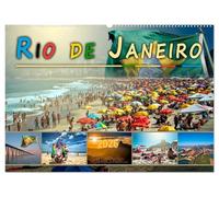Rio de Janeiro, Stadt des Sonnenscheins (Wandkalender 2026 DIN A2 quer), CALVENDO Monatskalender: Eine Reise in die Stadt der vielen Gesichter, Rio de Janeiro.