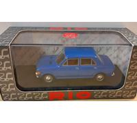 Fiat 128 Quattro Porte 1969 Blu Cannes 1:43 Model RIO4460 RIO