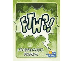Rio Grande Games: FTW?! - Gioco di carte, per la vittoria, vittorie con punti più bassi, gioco di feste, il gioco di carte complicato per 2-6 giocatori, età 14+, 25 minuti