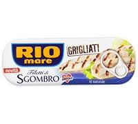 Rio Mare Filetti di Sgombro Grigliati al Naturale, Ricchi di Omega 3, 7 Lattine da 120 g