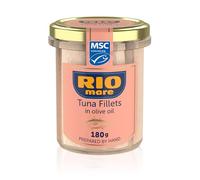 Rio Mare, Filetti di Tonno all'Olio di Oliva, Lavorati a Mano, 1 Vasetto da 180 g