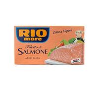 Rio mare Filetto di Salmone all'Olio di Oliva, Cotto a Vapore - 150 g