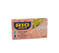 Rio Mare Filetto di Salmone con Olio Extravergine di Oliva, Cotto al Vapore, Ricco di Omega 3, 1 Lattina da 125g