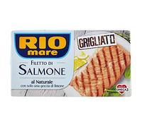 Rio Mare Filetto di Salmone Grigliato Al Naturale, Ricco di Omega 3, 1 Confezione da 125g