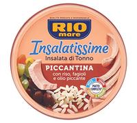 Rio Mare - Insalatissime Piccantina e Tonno con Fagioli Rossi e Neri e Olio Piccante, Senza Conservanti, Certificato MSC, 1 Lattina da 220g