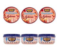 Rio Mare Insalatissime, Set 6 Confezioni, 3x Insalata di Tonno Autumn Edition con Lenticchie e Zucca, 3x Sicily Edition con Riso alla Curcuma, 220g per Confezione.