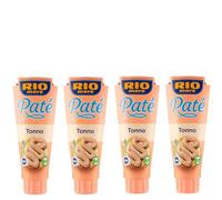 Rio Mare Patè Tonno, Crema Spalmabile di Tonno, Confezione da 4 x 100g