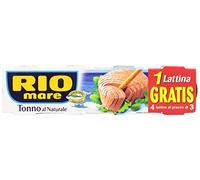 Rio Mare Tonno al Naturale Qualità Pinne Gialle, 1% di grassi, 12 Lattine da 80 g