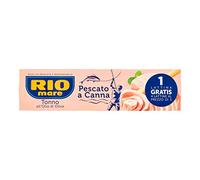 Rio Mare Tonno all'Olio di Oliva Pescato a Canna, 3 + 1 Lattine da 80g