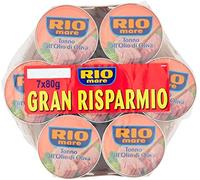 Rio Mare - Tonno all'Olio di Oliva, Qualità Pinne Gialle, 7 lattine da 80g