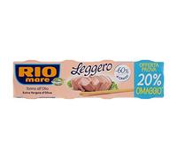 TONNO RIO MARE - OLIO EXTRA VERGINE DI OLIVA - LEGGERO - 60% GRASSI - 4x60 gr