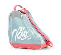Rio Roller Roller Script Skate Bag - Borse da spiaggia Unisex Adulto, Multicolore (Teal/Coral), 24x15x45 cm (W x H L)
