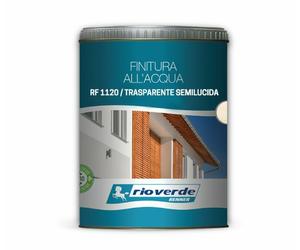 RIO VERDE - FINITURA PER ESTERNI CLASSICA ALL'ACQUA TRASPARENTE SEMILUCIDA 750 ML. RF1120
