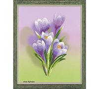 RIOLIS 0065 PT Croco. Il Punto per Punto Satin, Cotone, Multicolore, 13 X 16 X 0, 1 cm