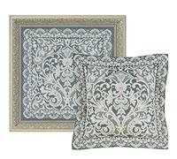 RIOLIS 1600 Cuscino/Lavagna Wiener Pizzo Ricamo a Punto Croce, Cotone, Multicolore, 40 X 0, 1 cm