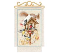 Riolis 1751 - Giardino Inverno - Schema punto croce contato, cotone, multicolore, 2030 cm
