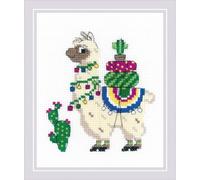 Riolis 1787 - Schema punto croce contato, cotone, multicolore, 1518 cm