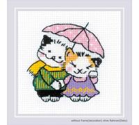 Riolis 1810 - Schema punto croce contato, in cotone, multicolore, 99 cm