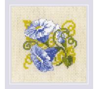 RIOLIS 1842 - Kit per ricamo a punto croce, 10 fili, 12,7 x 12,7 cm, colore: Viola