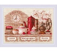 Riolis 1874 - Kit per punto croce, multicolore, 30 x 21 cm