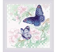RIOLIS - La Leggerezza della Primavera 1946, Punto croce 20x20cm, Punto croce kit da ricamare, Disegni da ricamare, Embroidery kit, Kit ricamo punto croce