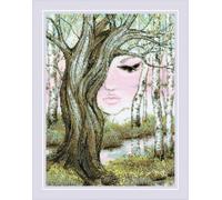 RIOLIS Awakening 2225, Kit Punto Croce Natura 30 x 40 cm, per Principianti e Avanzati, Kit Ricamo per Adulti, Contato