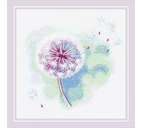 RIOLIS - Brezza leggera 1962, Punto croce 15x15, Punto croce kit da ricamare, Disegni da ricamare, Embroidery kit, Kit ricamo punto croce