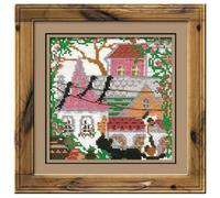 RIOLIS Città & Estate Gatti contati Punto Croce Kit-5"X 5" 16 Conte