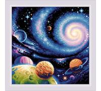 RIOLIS Counted Cross Stitch Kit 15.75''X15.75''-Other Worlds (14 Count)