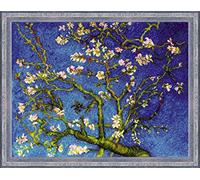 Riolis Mandelblüte Nach V. Van Goghs Gemälde Kit Punto Croce, Cotone, Multicolore, 40 x 30 x 0.1 cm