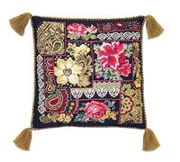 RIOLIS - Cuscino Ornamentale con Motivo Floreale