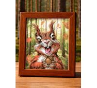 RIOLIS - Delizia Nocciolata 2302, Punto croce 15x18cm, Punto croce kit da ricamare, Disegni da ricamare, Embroidery kit, Kit ricamo punto croce