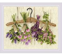 RIOLIS - Erbe 1717, Punto croce 30x24cm, Punto croce kit da ricamare, Disegni da ricamare, Embroidery kit, Set punto croce, Kit ricamo punto croce