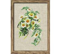 RIOLIS - Kit per Punto Croce, Mazzo di camomilla, Multicolore