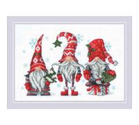 Riolis kit punto croce "Gnomi", 30x21cm