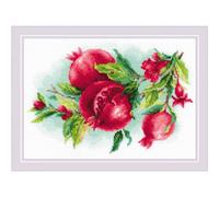 Riolis kit punto croce "Juicy Pomegranate", 30x21cm