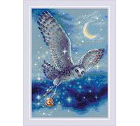 Riolis Set punto croce "Magic owl", schema di conteggio