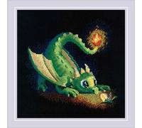 Riolis kit punto croce "Naughty Sparkles", 20x20 cm