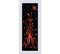 RIOLIS - Magia notturna 1892, Punto croce 10x30, Punto croce kit da ricamare, Disegni da ricamare, Embroidery kit, Kit ricamo punto croce