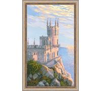 RIOLIS Nido di Rondine Ricamo a Punto Croce, Cotone, Multicolore, 35 x 60 x 0,1 cm