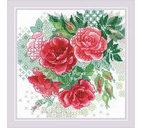 Riolis Set da Ricamo Blackwork, Multicolore, 20 x 20 cm