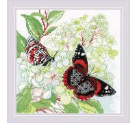 Riolis Set punto croce "La gioia dell'estate", schema di conteggio, 20x20cm