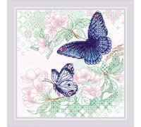 Riolis Set punto croce "La leggerezza della primavera", schema di conteggio, 20x