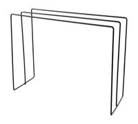 Riordina il tuo bagno o la tua cucina con questo scolapiatti in ferro con design triangolare (nero)