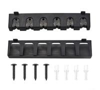 Riordina la tua area di attrezzatura con un set di 2 supporti per canna da pesca a parete (cotone perlato a piombo)