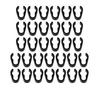 Riordina la tua configurazione con 32 supporti per cavi per microfono, design in ABS affidabile e resistente per una gestione efficiente (grandi dimensioni)