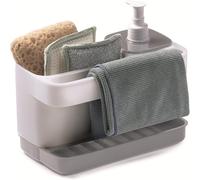 Riordinello Dispenser Sapone Cucina e Bagno 3in1 Set Porta Spugne Lavello Cucina